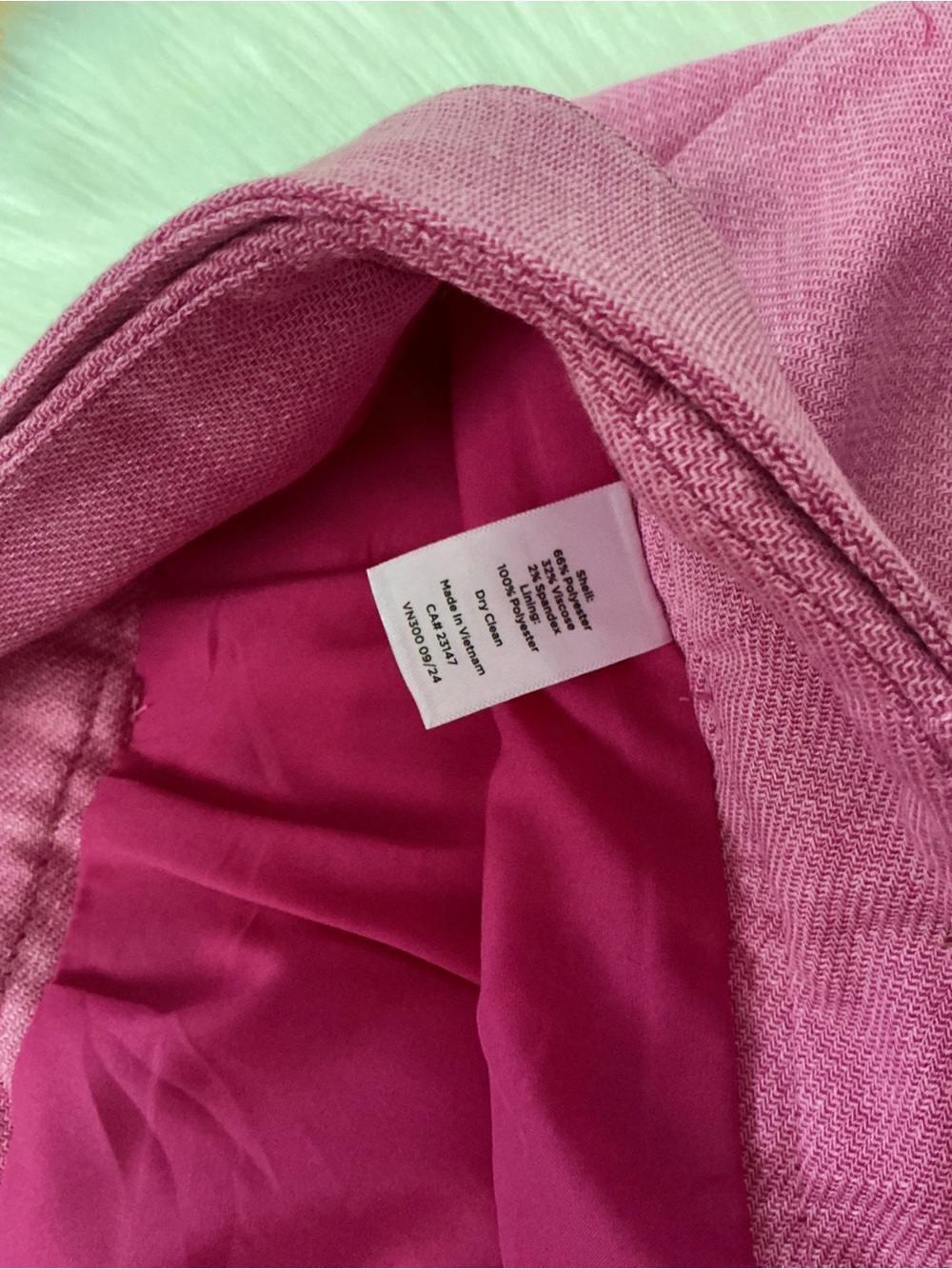 Talbots Pink Straight-Leg Dress Trousers Size 16 - Picture 8 of 8